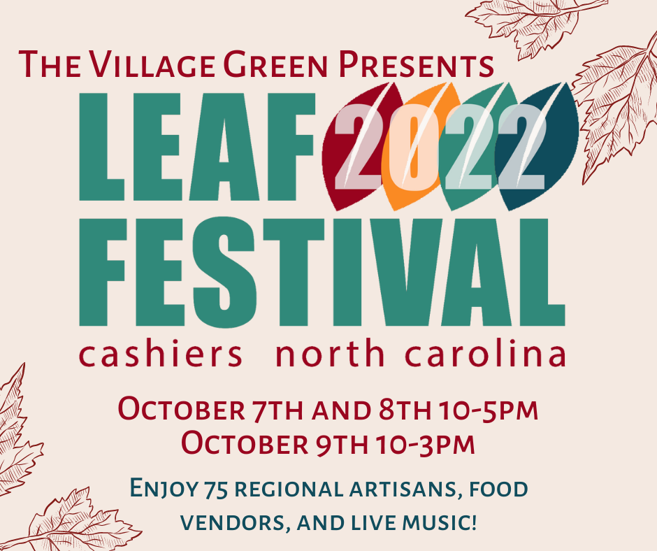 Cashiers Valley Leaf Festival Day One The Village Green Of Cashiers